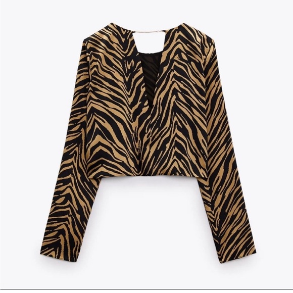 Zara Zebra Blouse - Picture 10 of 10